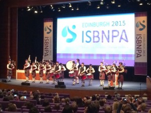 ISBNPA 2015, Edinburgh - opening ceremony (with bagpipes!)